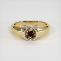 1.02 Ct. Gemstone Ring, 14K White & Yellow 1