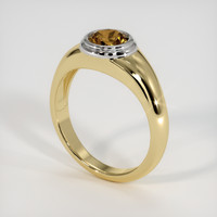 1.02 Ct. Gemstone Ring, 14K White & Yellow 2