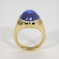 28.00 Ct. Blue Sapphire Ring, 18K White & Yellow 3