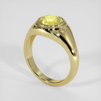 2.13 Ct. Yellow Sapphire Ring, 14K Yellow Gold 2