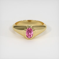 0.46 Ct. Sapphire Ring, 14K Yellow Gold 1