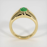 1.15 Ct. Emerald Ring, 18K Yellow Gold 3