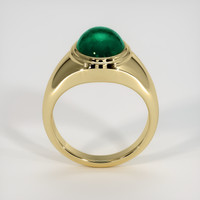 5.80 Ct. Emerald Ring, 18K Yellow Gold 3