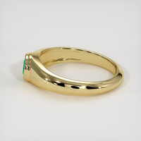 0.92 Ct. Emerald Ring, 18K Yellow Gold 4