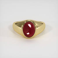 3.04 Ct. Ruby Ring, 18K Yellow Gold 1