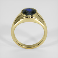 2.70 Ct. Blue Sapphire Ring, 18K Yellow Gold 3
