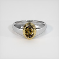 1.15 Ct. Gemstone Ring, 14K Yellow & White 1