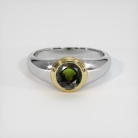 1.37 Ct. Gemstone Ring, 14K Yellow & White 1