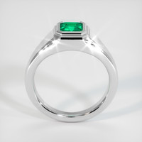 0.57 Ct. Emerald Ring, Platinum 950 3