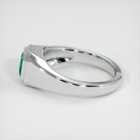 0.57 Ct. Emerald Ring, Platinum 950 4