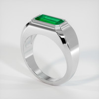 1.74 Ct. Emerald Ring, Platinum 950 2