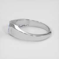 0.63 Ct. Blue Sapphire Ring, Platinum 950 4