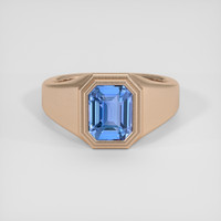 2.58 Ct. Color Change Sapphire Ring, 14K Rose Gold 1