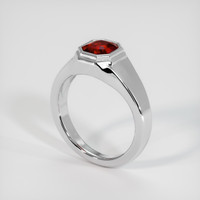 1.43 Ct. Ruby Ring, 14K White Gold 2