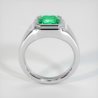 3.05 Ct. Emerald Ring, 18K White Gold 3