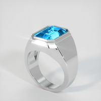 8.96 Ct. Gemstone Ring, 18K White Gold 2