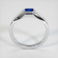 0.64 Ct. Sapphire Ring, 18K White Gold 3