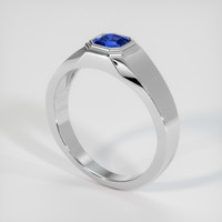 1.20 Ct. Sapphire Ring, 18K White Gold 2