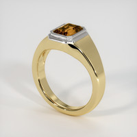 1.57 Ct. Gemstone Ring, 14K White & Yellow 2