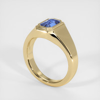 1.72 Ct. Blue Sapphire Ring, 10K Yellow Gold 2
