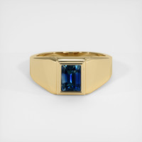 1.48 Ct. Sapphire Ring, 14K Yellow Gold 1