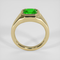 2.02 Ct. Green Tsavorite Garnet Ring, 14K Yellow Gold 3