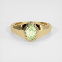 1.66 Ct. Green Sapphire Ring, 14K Yellow Gold 1