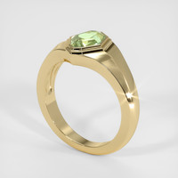 1.66 Ct. Green Sapphire Ring, 14K Yellow Gold 2