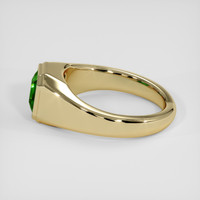 1.59 Ct. Green Tsavorite Garnet Ring, 18K Yellow Gold 4