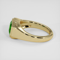 2.02 Ct. Green Tsavorite Garnet Ring, 18K Yellow Gold 4