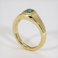 0.58 Ct. Gemstone Ring, 18K Yellow Gold 2