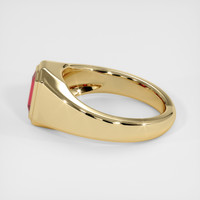 1.12 Ct. Ruby Ring, 18K Yellow Gold 4