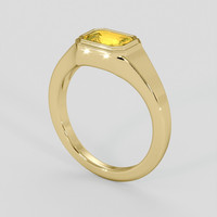 2.15 Ct. Yellow Sapphire Ring, 18K Yellow Gold 2