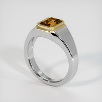 1.57 Ct. Gemstone Ring, 14K Yellow & White 2