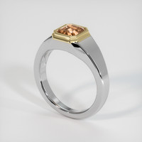 1.15 Ct. Gemstone Ring, 14K Yellow & White 2