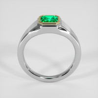 1.29 Ct. Emerald Ring, 18K Yellow & White 3