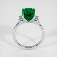 3.19 Ct. Emerald Ring, Platinum 950 3