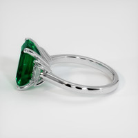 3.19 Ct. Emerald Ring, Platinum 950 4