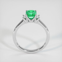 1.04 Ct. Emerald Ring, Platinum 950 3