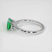 1.04 Ct. Emerald Ring, Platinum 950 4