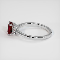 1.01 Ct. Ruby Ring, Platinum 950 4