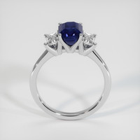 2.14 Ct. Blue Sapphire Ring, Platinum 950 3