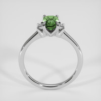 0.98 Ct. Green Sapphire Ring, Platinum 950 3