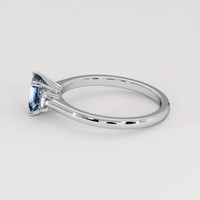 1.07 Ct. Blue Sapphire Ring, Platinum 950 4