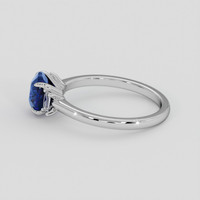 1.12 Ct. Blue Sapphire Ring, Platinum 950 4