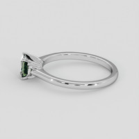 0.78 Ct. Green Sapphire Ring, Platinum 950 4