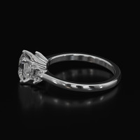 2.06 Ct. Sapphire Ring, Platinum 950 4