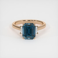 2.72 Ct. Gemstone Ring, 14K Rose Gold 1