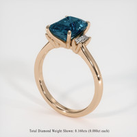 2.72 Ct. Gemstone Ring, 14K Rose Gold 2