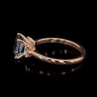 2.06 Ct. Sapphire Ring, 14K Rose Gold 4